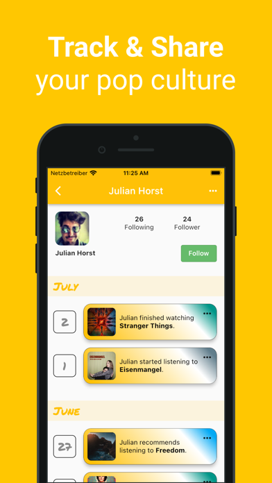 Wayu2 | Share & Track Your Pop Screenshot