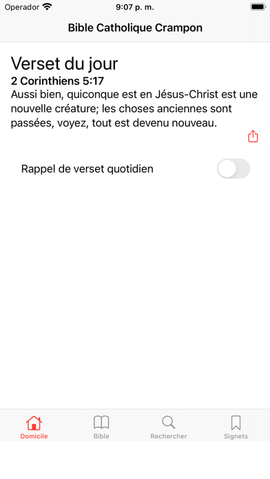 Bible Catholique Crampon Screenshot