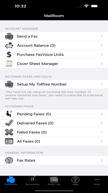 My Toll Free Number + Fax, VM screenshot 3 of 9