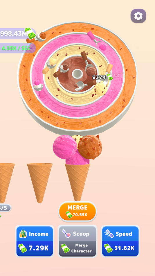 #8. Ice Cream Clicker! (iOS) 由: UNCOSOFT