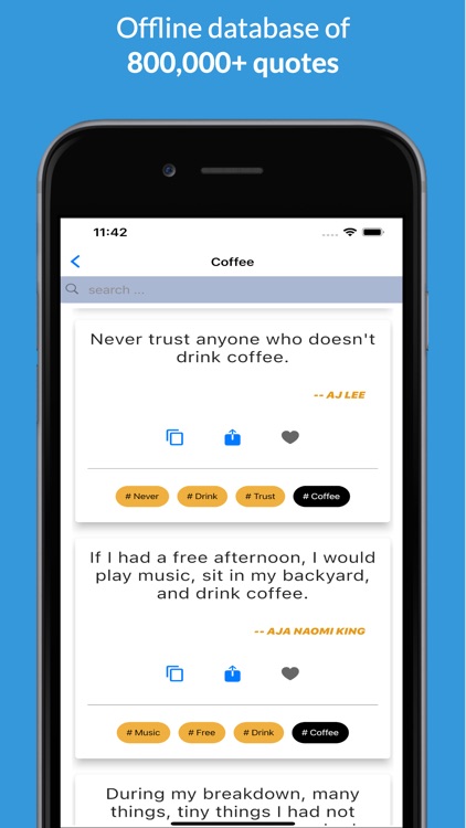 Instant Quotes (offline)