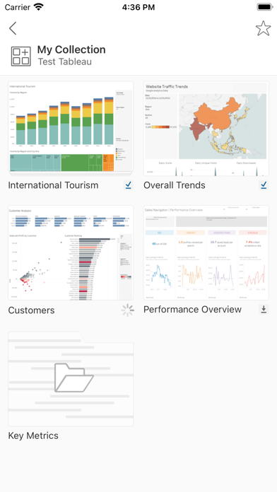 Tableau Mobile Screenshot