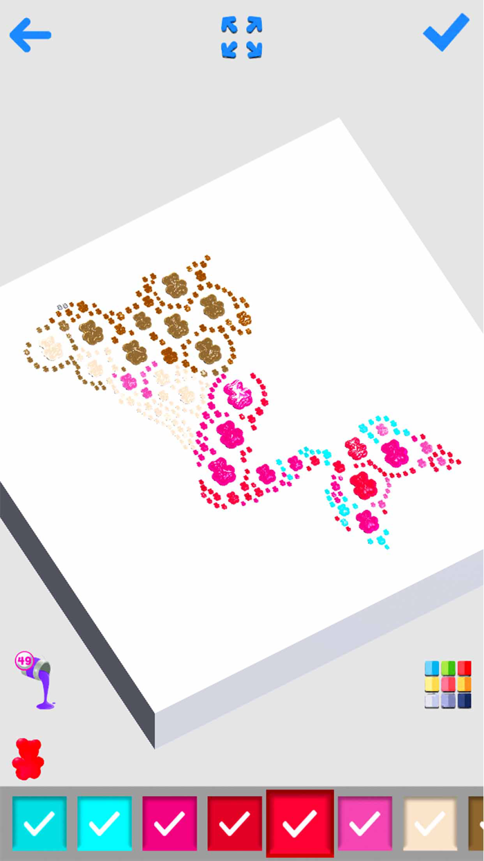 Jelly Art 3D Color By Number