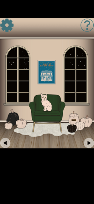 ‎脱出ゲーム : NIGHT AT CAT CAT HOUSE スクリーンショット