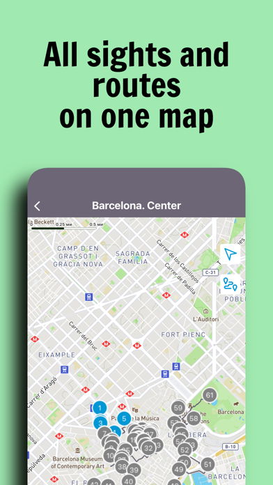 Barcelona Travel Guide Audio Screenshot