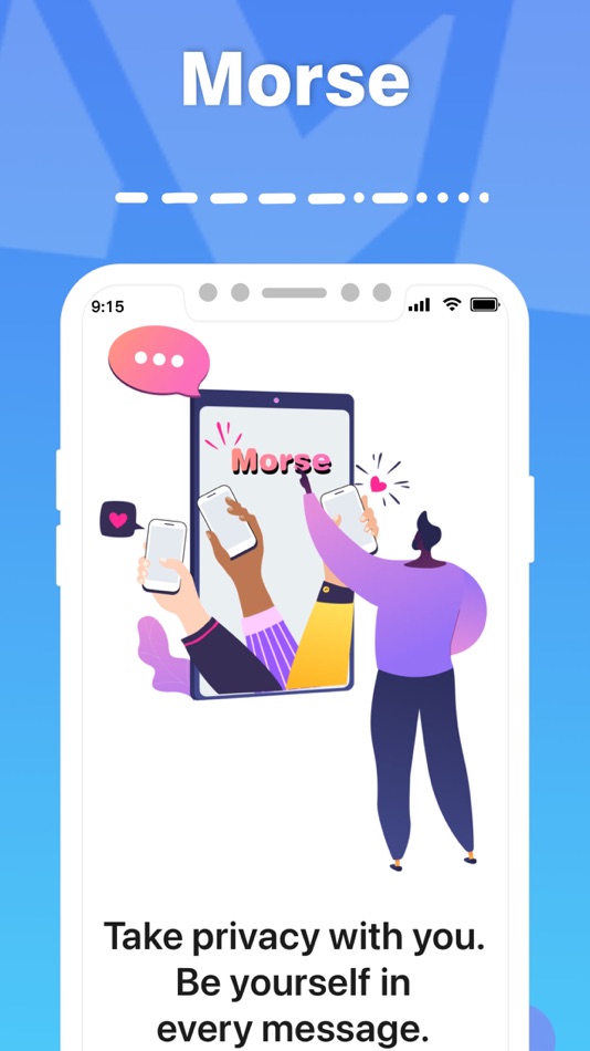 #1. MorseChat - Security Messenger (iOS) 由: FourCity