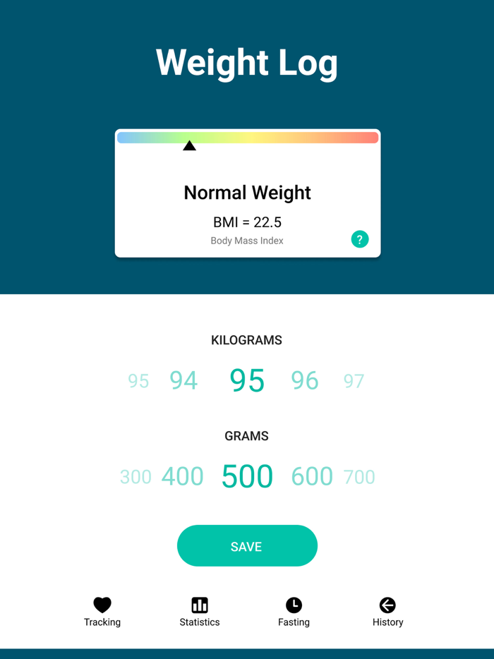 Weight Tracker BMI Calculator