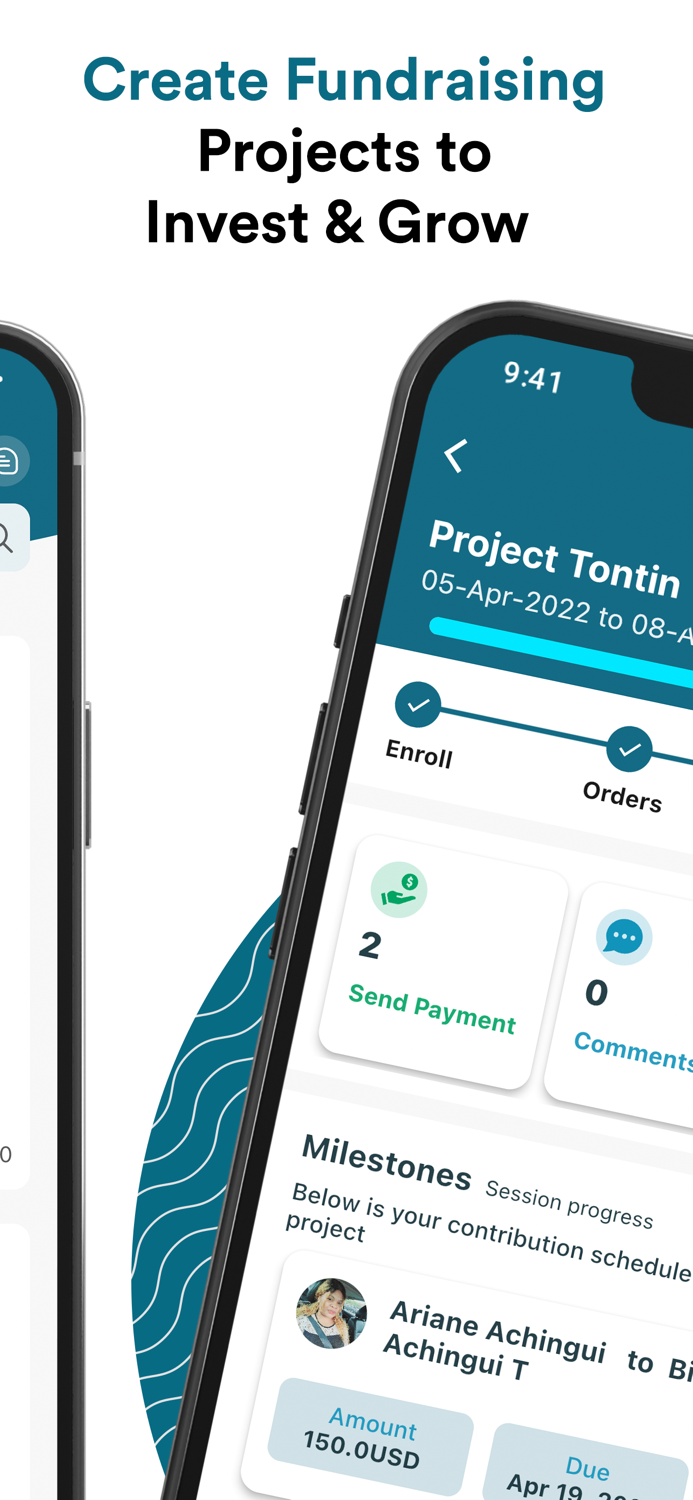 Tontinapp Connect and Share