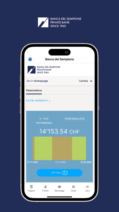 Banca del Sempione Mobile Screenshot