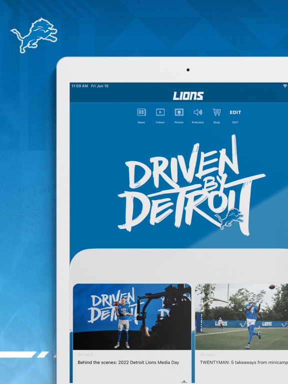 Detroit Lions Mobileのおすすめ画像1