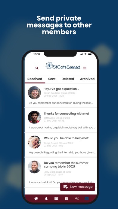 StCatsConnect App Screenshot