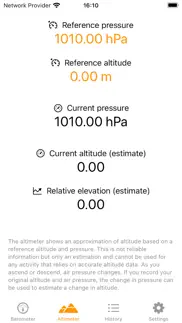 barometer & altimeter pro iphone screenshot 4