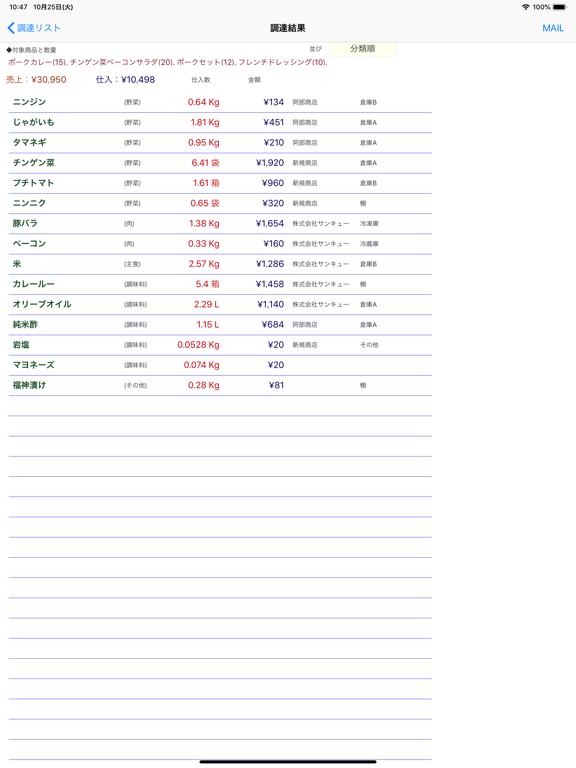 レシピ原価計算のおすすめ画像8