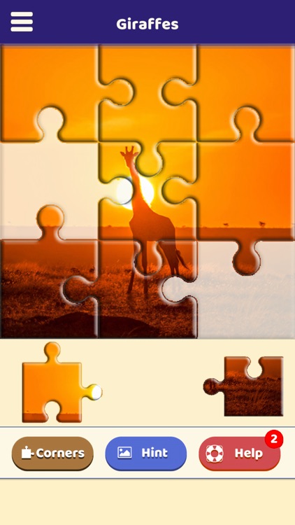Giraffe Love Puzzle