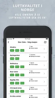 Luftkvalitet i Norge iphone bilder 0