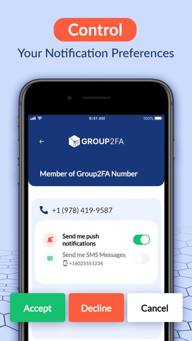 Group2FA: 2FA Passcode Sharing Screenshot