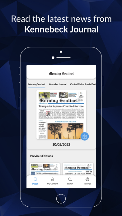 Morning Sentinel ePaper Screenshot
