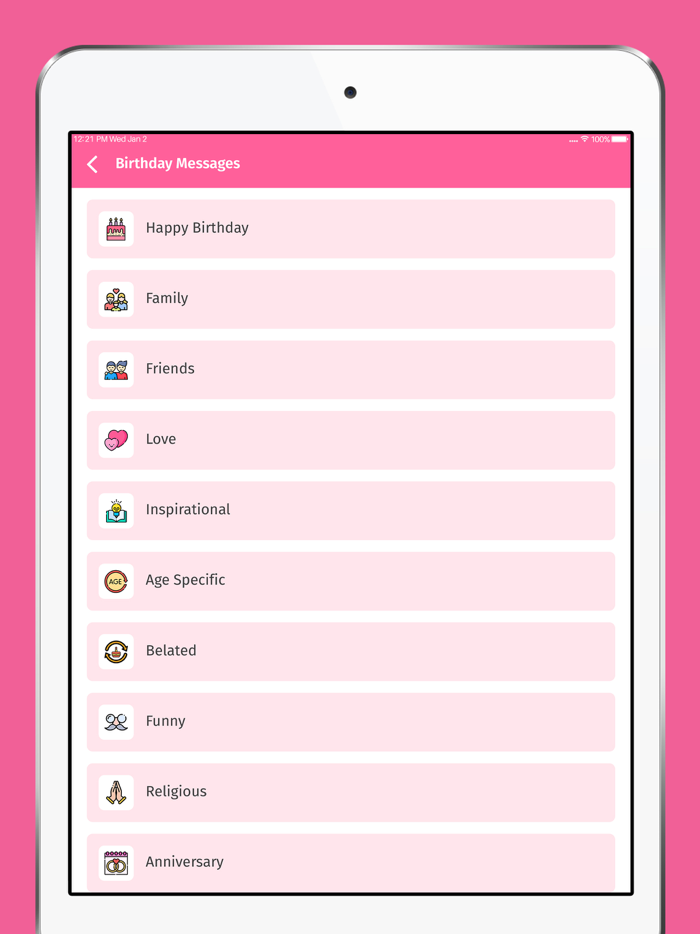 Birthday Messages and Reminders