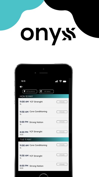 Onyx Fitness Screenshot