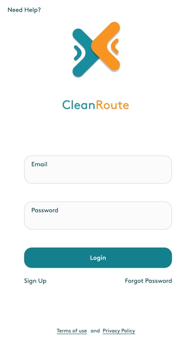 Clean Route App Screenshot