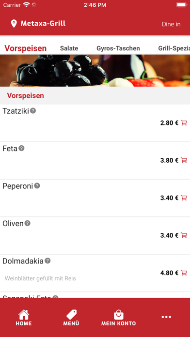 Metaxa-Grill Screenshot
