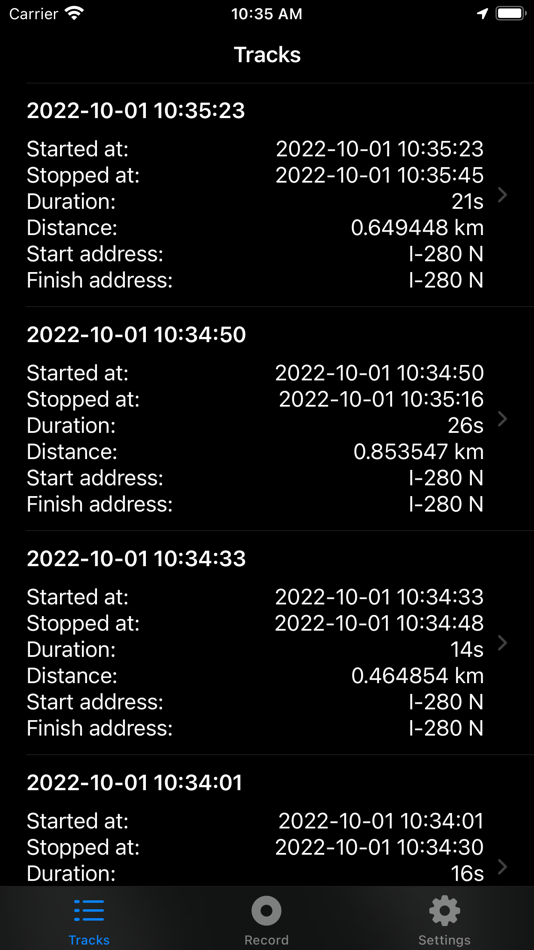 #2. Location Tracker - GPS Logger (iOS) Podle: Kasika, Inc.
