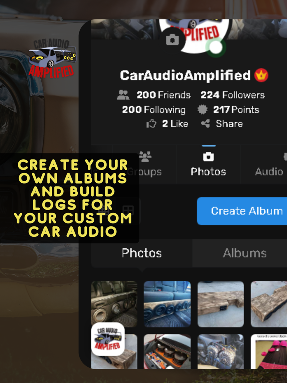 CarAudioAmplified iPad screenshot 2 - Social Networking app