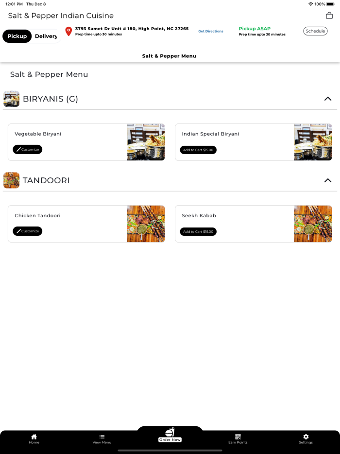 Salt and Pepper Indian Cuisine