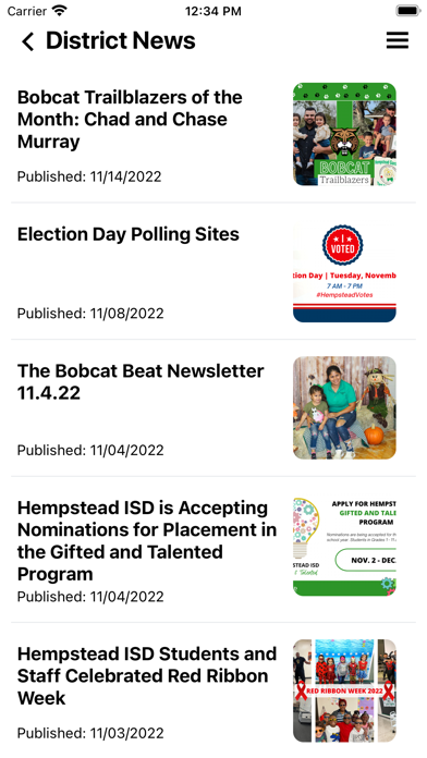 Hempstead ISD Texas Screenshot