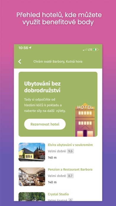 Výletník Benefit Plus Screenshot