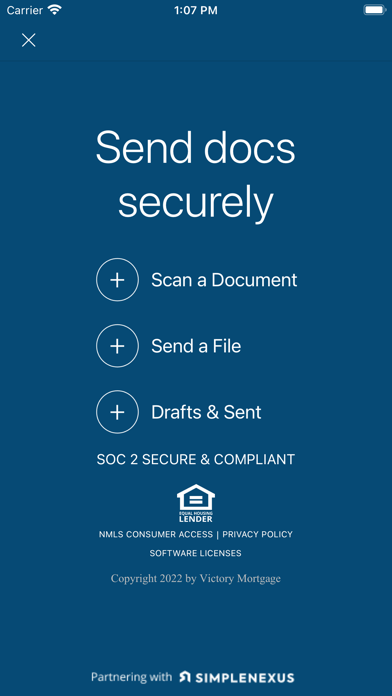 Victory Mortgage Screenshot