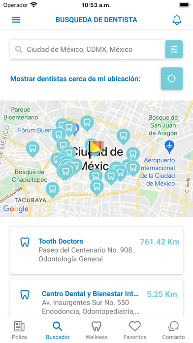Dentegra Seguros Dentales S.A. Screenshot