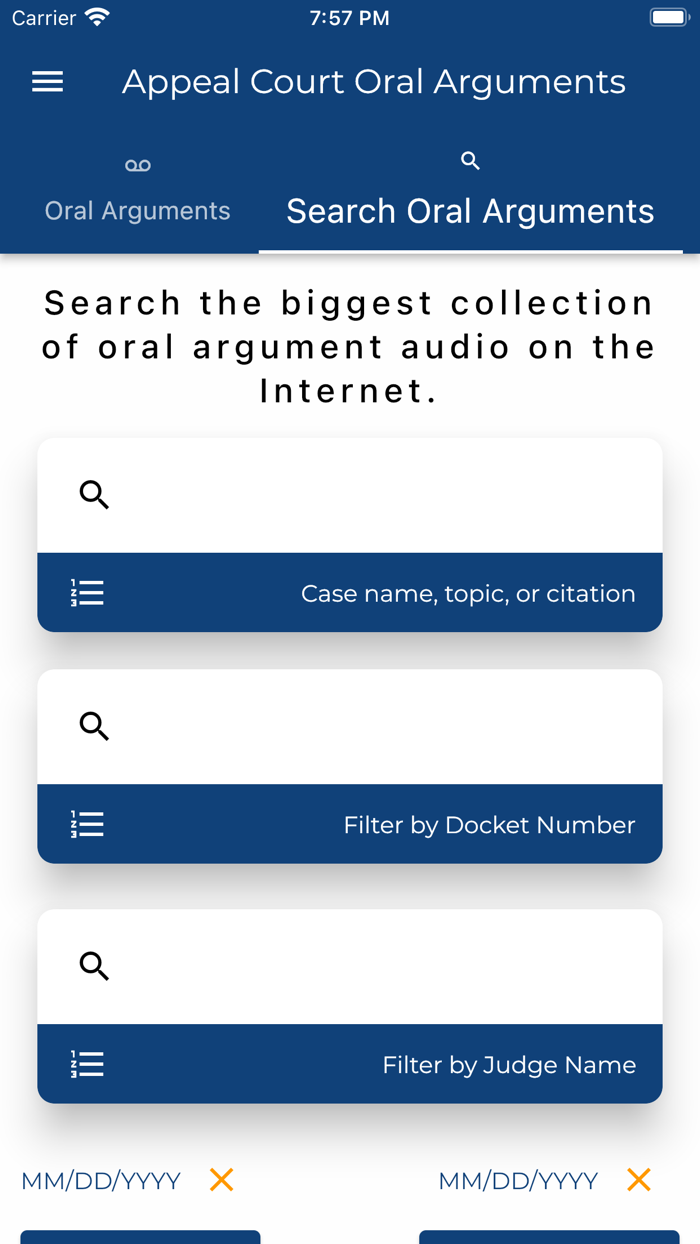 Appeal Court Oral Arguments