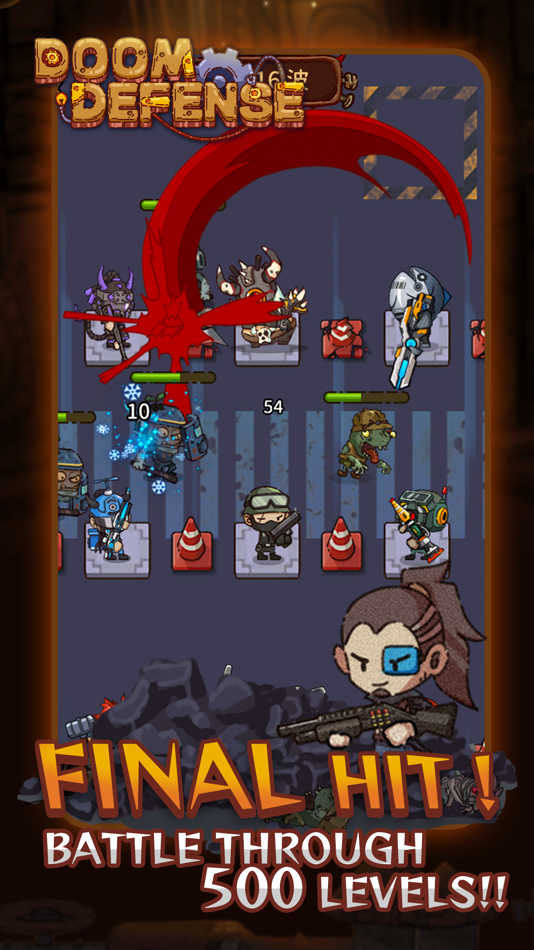 #4. Doom Defense: Tower Defense TD (iOS) 由: Hataka Games Studio