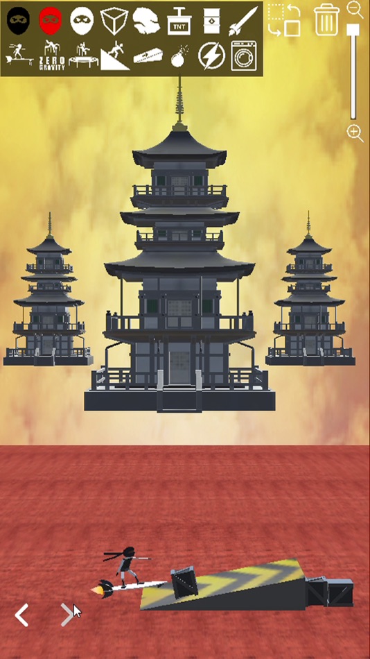 #6. Ninja Ragdoll Playground 3D (iOS) Podle: DELUXE ENTERTAINMENT STUDIOS LTD