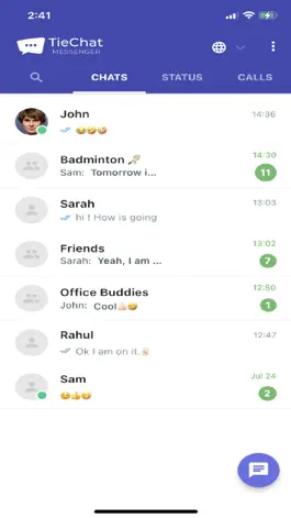 Game screenshot TieChat Messenger mod apk