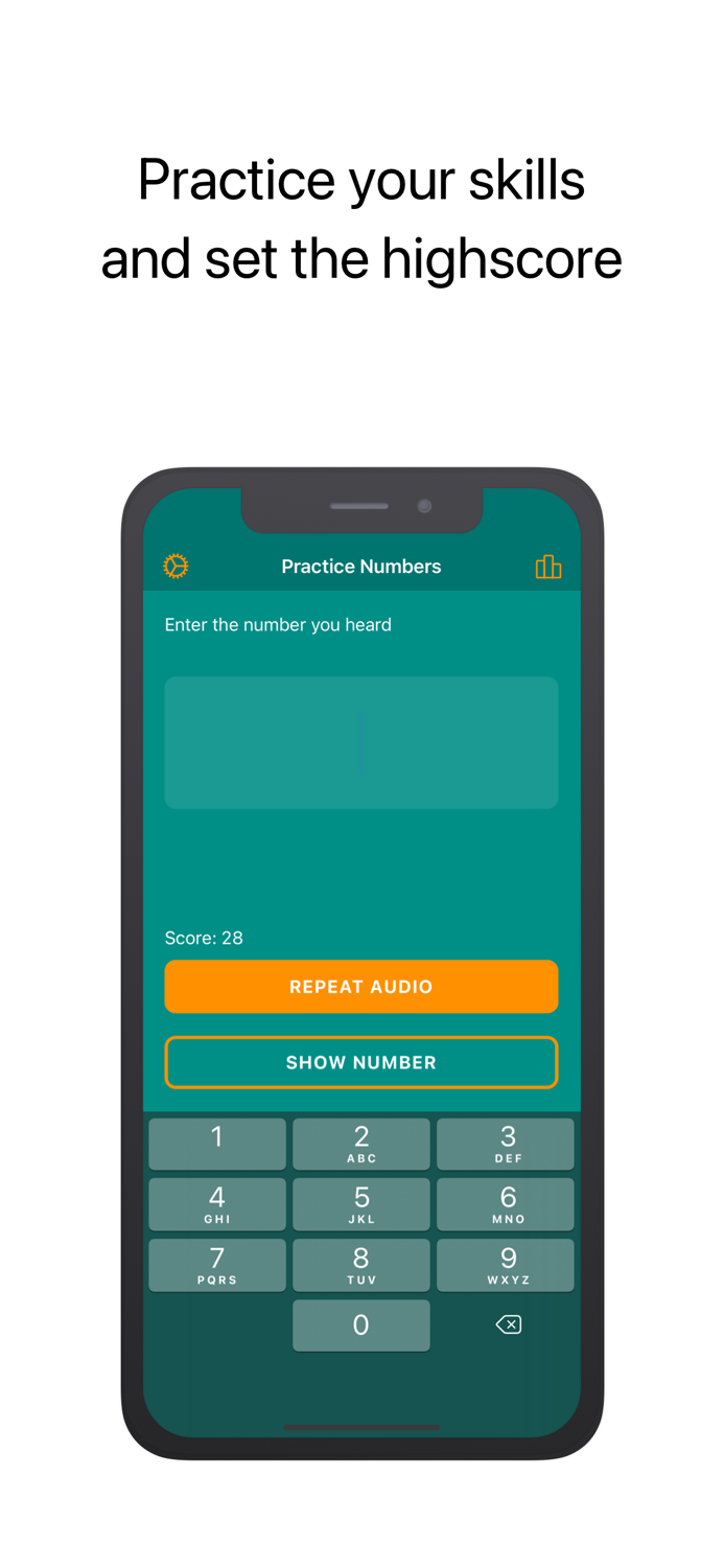 Practice Numbers by Listening