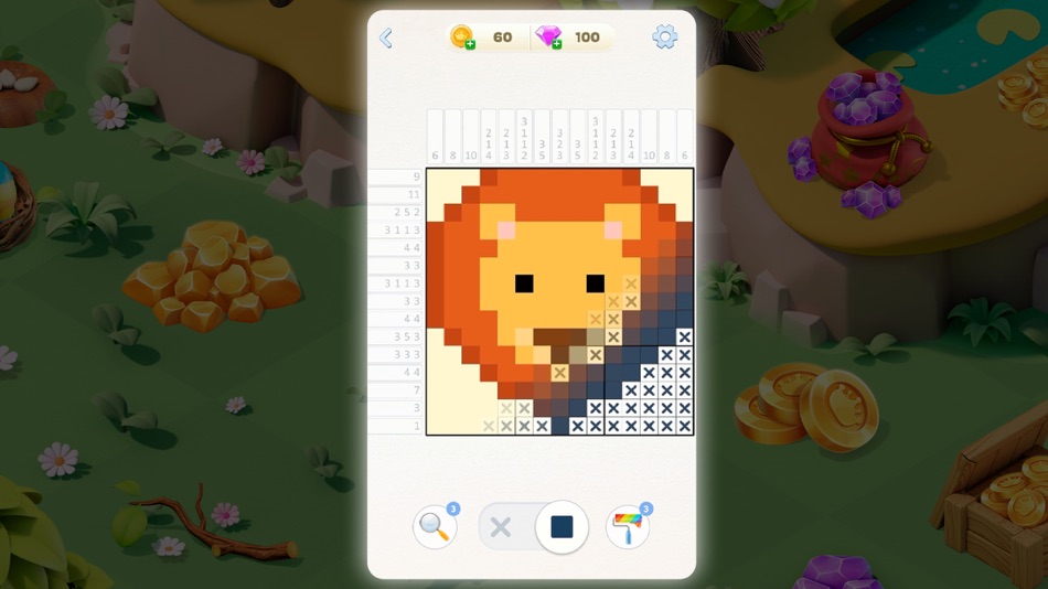 #4. Nonogram puzzle - elf island (iOS) Podle: Yunbu
