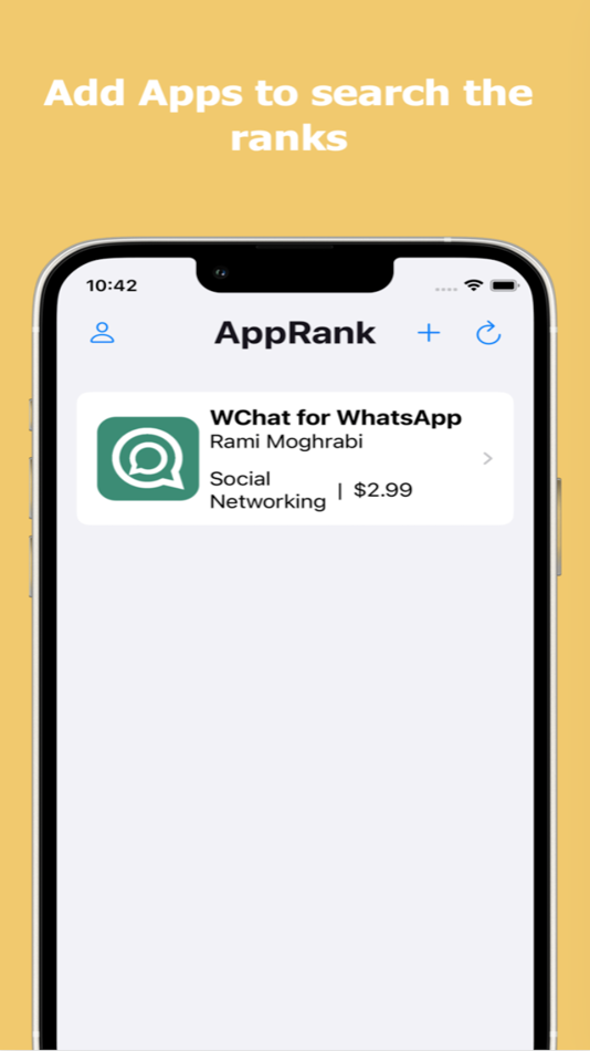 #1. RankApp (iOS) 由: Rami Moghrabi