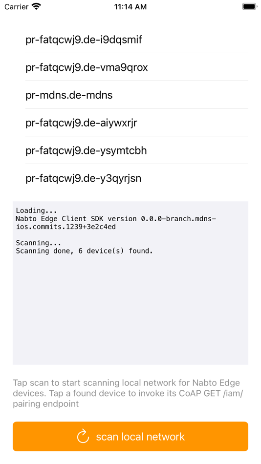 #2. Nabto Edge Diagnostics (iOS) Podle: Nabto ApS