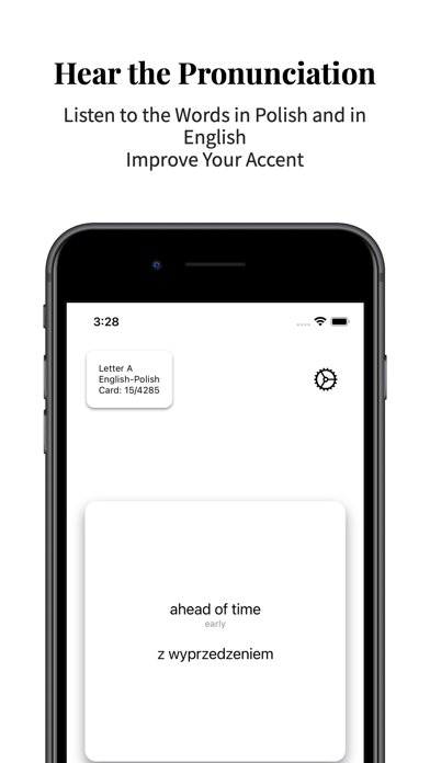 Polish-English Vocabulary Screenshot