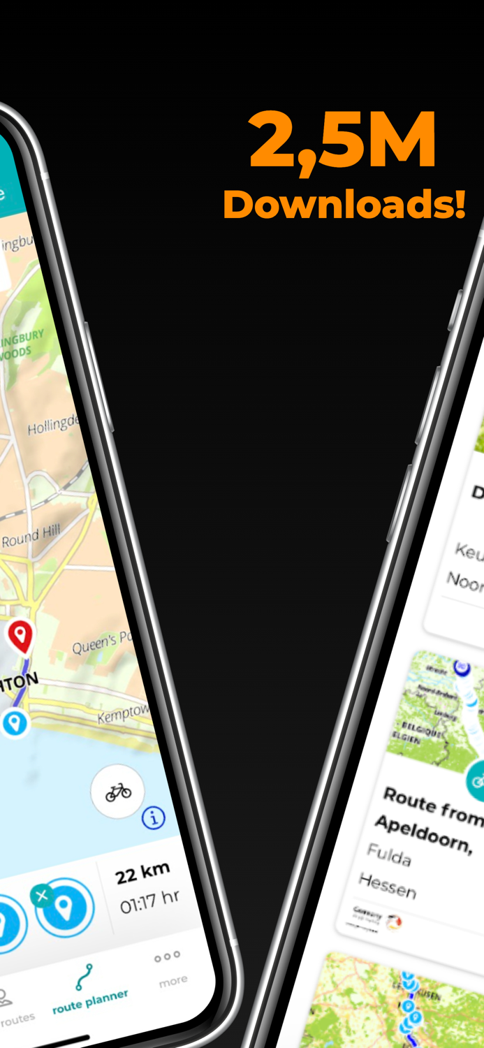 Routiq Outdoor routes