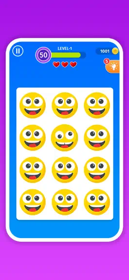 Game screenshot Find Odd Emoji Puzzle apk