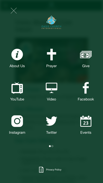Oasis Church International Screenshot