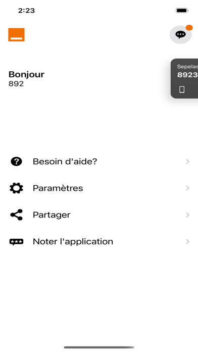 Orange et moi Congo Screenshot