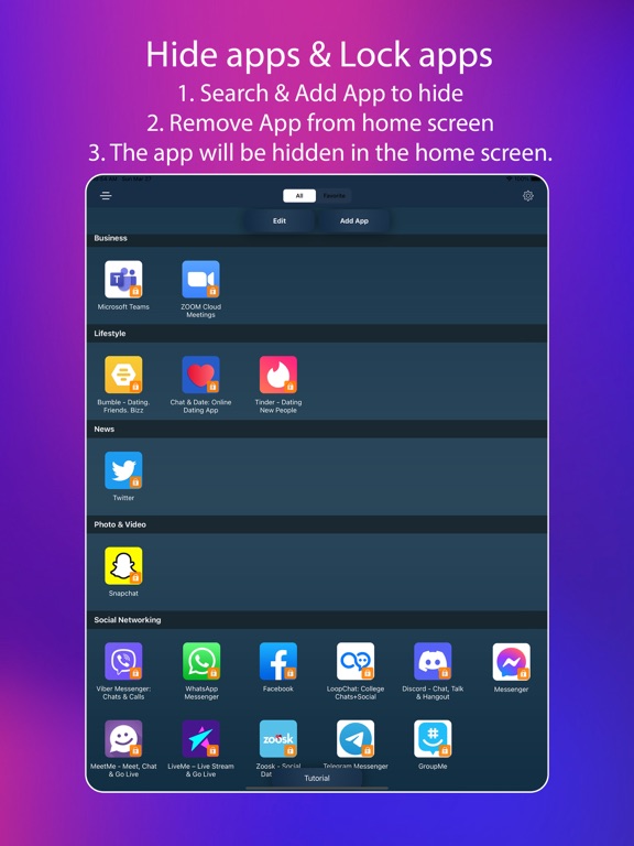 App screenshot