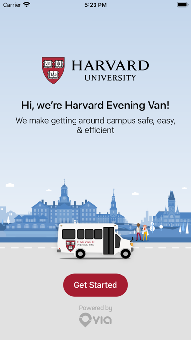 Harvard Evening Van Screenshot