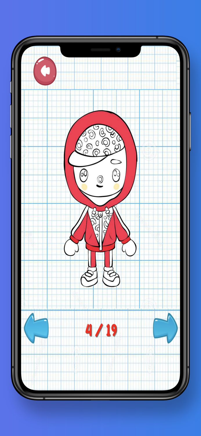 How to draw toca step by step