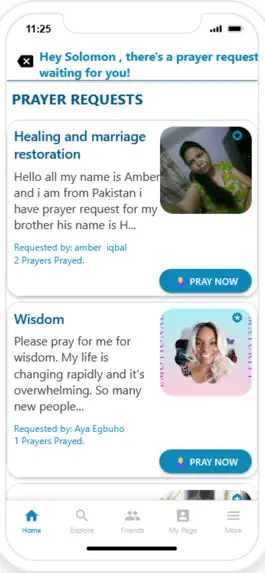 Game screenshot Prayer Social Community hack