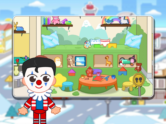 Bunny Ice and snow world iPad screenshot 2 - Entertainment app